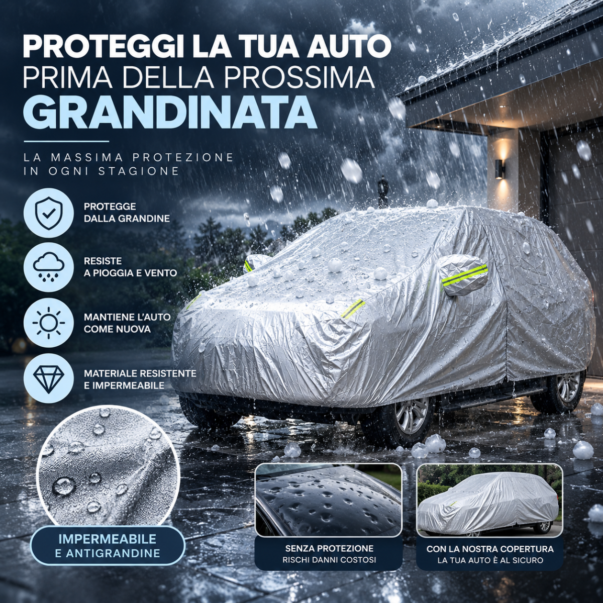 Auto Safe. Copertura Auto Protettiva  4 Stagioni