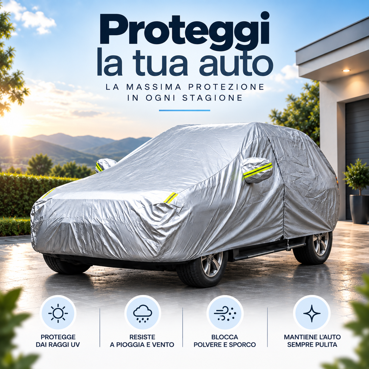 Auto Safe. Copertura Auto Protettiva  4 Stagioni